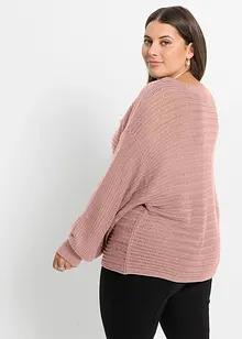 Maglione traforato oversize, bonprix