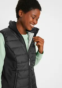 Gilet trapuntato ibrido idrorepellente, bonprix