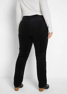 Pantaloni di velluto a coste elasticizzati, straight, bonprix