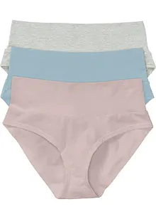 Panty prémaman (pacco da 3) con cotone biologico, bonprix