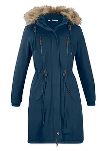 Parka invernale con cappuccio in ecopelliccia, bonprix