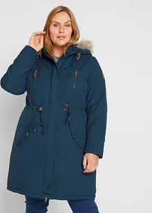 Parka invernale con cappuccio in ecopelliccia, bonprix