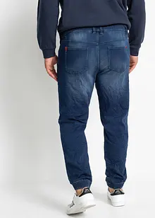 Jeans in felpa con elastico in vita regular fit, straight, bonprix