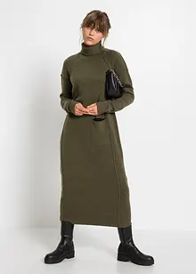 Abito in maglia a collo alto, bonprix