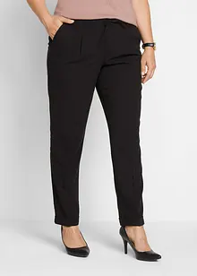 Pantaloni con pinces ed elastico in vita, bonprix