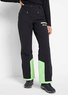 Pantaloni da neve termici impermeabili, straight, bonprix