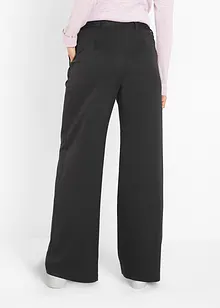 Pantaloni larghi con cinta comoda e pinces, bonprix