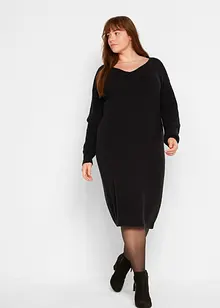 Abito midi ampio in maglia, bonprix