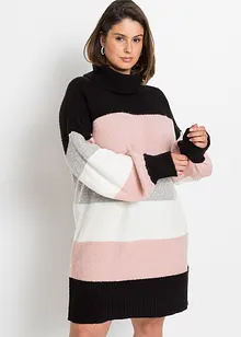Maglione lungo a fasce, bonprix