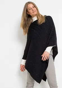 Poncho con cachemire, bonprix