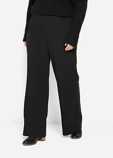 Pantaloni a palazzo  in misto viscosa con elastico in vita, bonprix