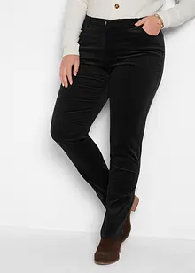 Pantaloni di velluto elasticizzati, slim fit, bonprix