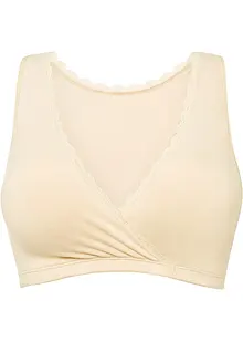 Reggiseno bustier per allattamento con cotone biologico, bonprix