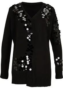 Cardigan con paillettes, bonprix