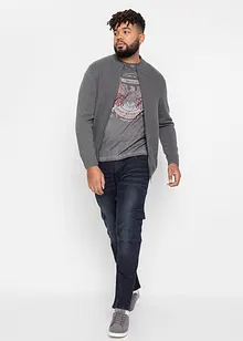 Jeans elasticizzati cargo slim fit, straight, bonprix