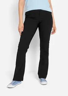 Pantaloni elasticizzati in bengalina, bootcut, bonprix