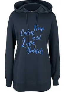 Felpa con cappuccio in puro cotone biologico, bonprix