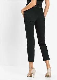 Pantaloni cropped elasticizzati, bonprix