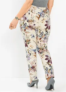 Pantaloni elasticizzati a fiori, bonprix