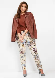 Pantaloni elasticizzati a fiori, bonprix