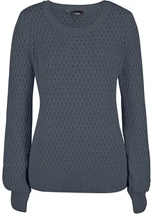 Maglione in maglia operata, bonprix