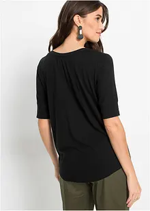 T-shirt con scollo a V, bonprix