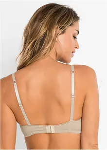 Reggiseno con ferretto (pacco da 3) con poliammide riciclata, bonprix