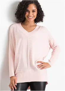 Maglione oversize a coste, bonprix