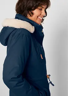 Parka imbottito con ecopelliccia, bonprix