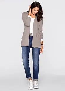 Cardigan in maglina elasticizzata, bonprix