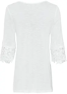 Maglia con pizzo, bonprix