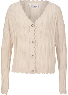 Cardigan corto traforato, bonprix