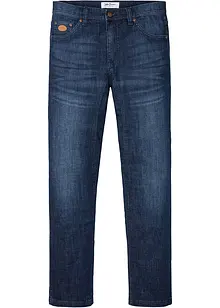 Jeans elasticizzati con cavallo rinforzato classic fit, tapered, bonprix