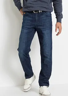 Jeans elasticizzati con cavallo rinforzato classic fit, tapered, bonprix