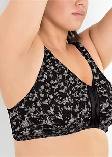 Reggiseno senza ferretto con chiusura anteriore e cotone biologico (pacco da 2), bonprix