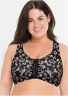 Reggiseno senza ferretto con chiusura anteriore e cotone biologico (pacco da 2), bonprix