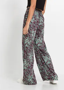 Pantaloni a palazzo in viscosa fluente, bonprix