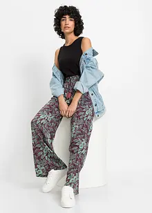Pantaloni a palazzo in viscosa fluente, bonprix
