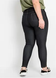 Leggings effetto jeans con cerniere, bonprix