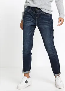 Jeans elasticizzati boyfriend, vita media, bonprix