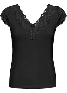 Maglia con pizzo, bonprix