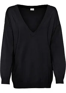Maglione oversize in misto viscosa, bonprix