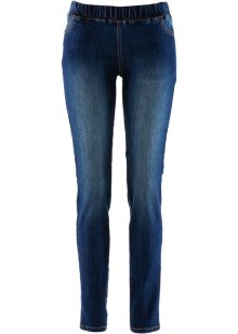 Jeggings a fiori Bonprix Donna Abbigliamento Pantaloni e jeans Jeans Jeggings Blu 