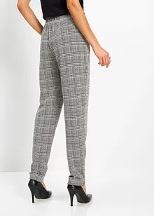 Pantaloni principe di Galles con elastico in vita, bonprix