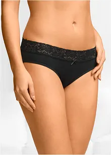 Slip con pizzo (pacco da 5), bonprix