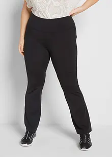 Pantaloni sportivi modellanti svasati, bonprix