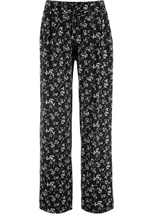 Pantaloni a palazzo con elastico in vita, bonprix