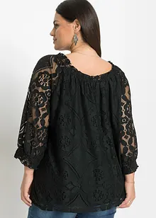 Maglia con pizzo, bonprix