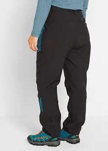 Pantaloni in softshell idrorepellenti, taglio diritto, bonprix