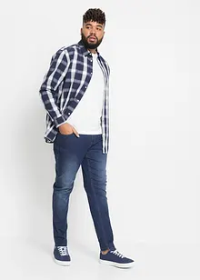 Jeans powerstretch slim fit tapered (pacco da 2), bonprix